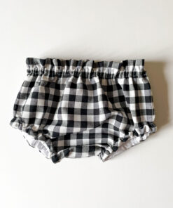 Cubrepañal Vichy Negro