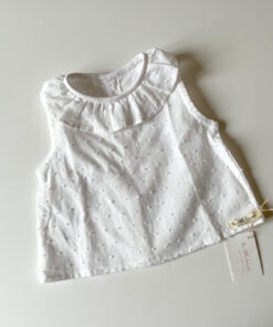 Blusa Blanca Plumeti