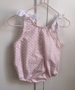 Peto flor geométrica talla 3-6 meses