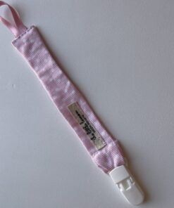 Chupetero lunares pique rosa