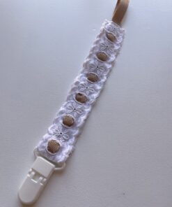 Chupetero cinta tostado