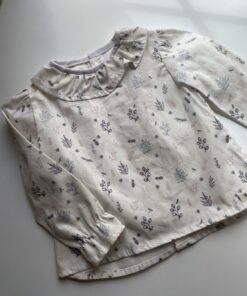 Blusa hojitas talla 12-18 meses