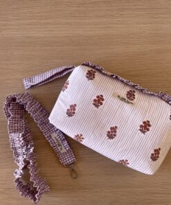 Pack neceser + landyard malva
