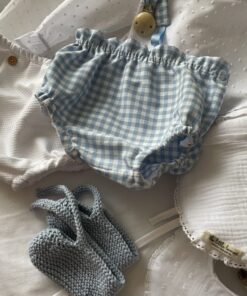 Alternative view of Cubrepañal Vichy Celeste