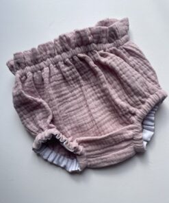 Cubrepañal bambula rosa