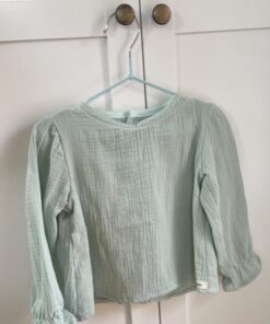 Blusa bambula menta (sin cuello)