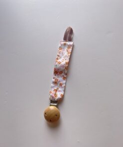 Chupetero rosa y naranja