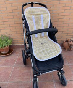 Colchoneta vichy mostaza